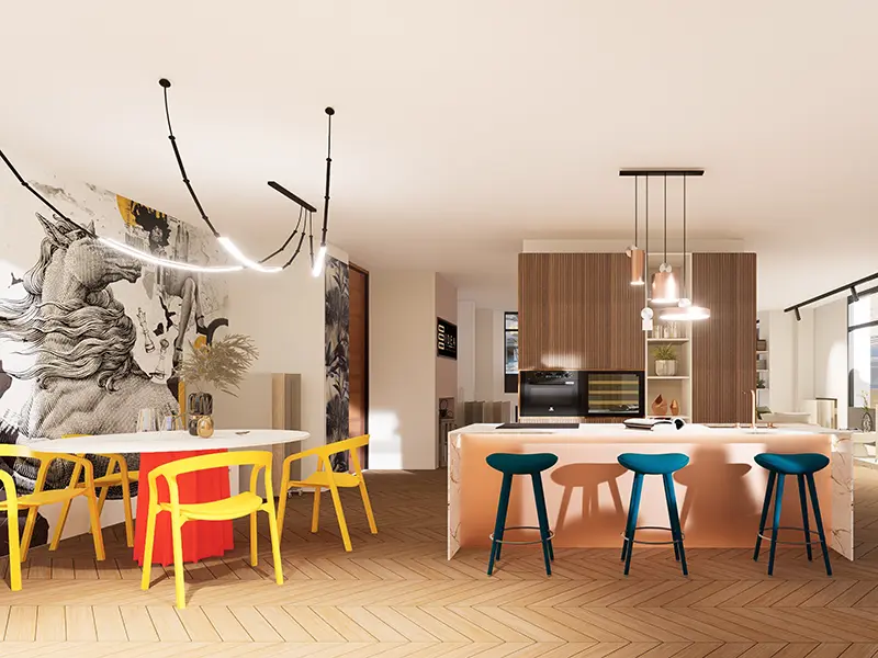 cucina-luminosa-e-colorata